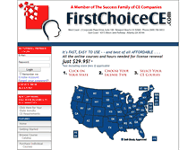 Tablet Screenshot of firstchoicece.successce.com